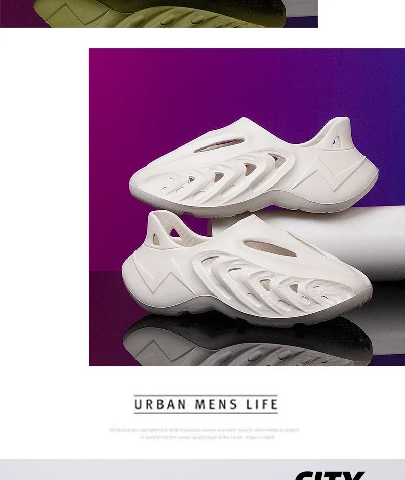 New Summer Men Sports Sandals Fashion Outdoor Non Slip Soft Breathable Casual Beach Shoes Trend Light and Comfortable Slippers