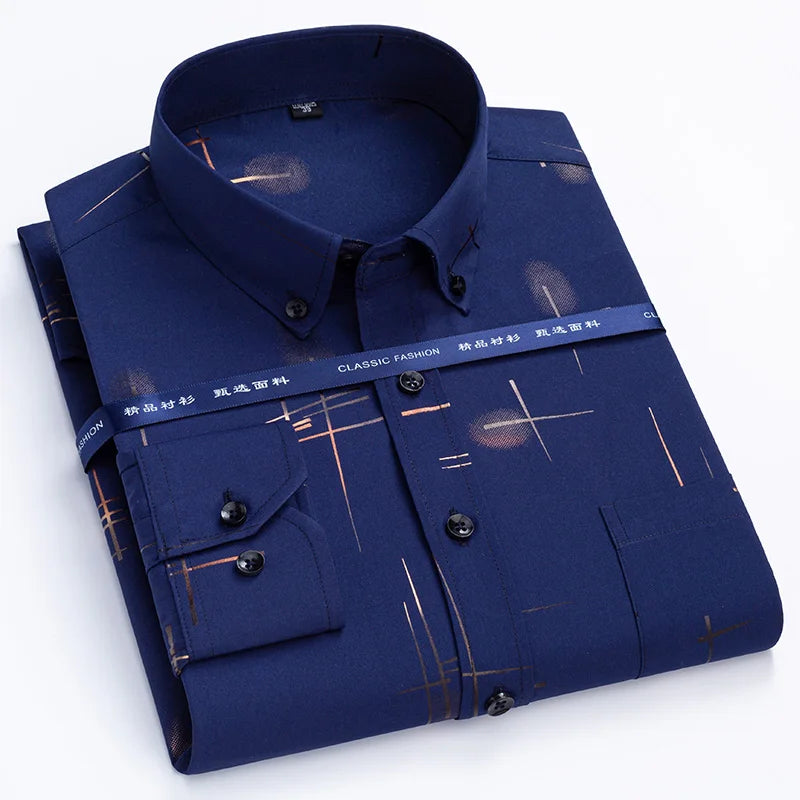Men’s Non-Iron Wrinkle-Free Dress Shirt