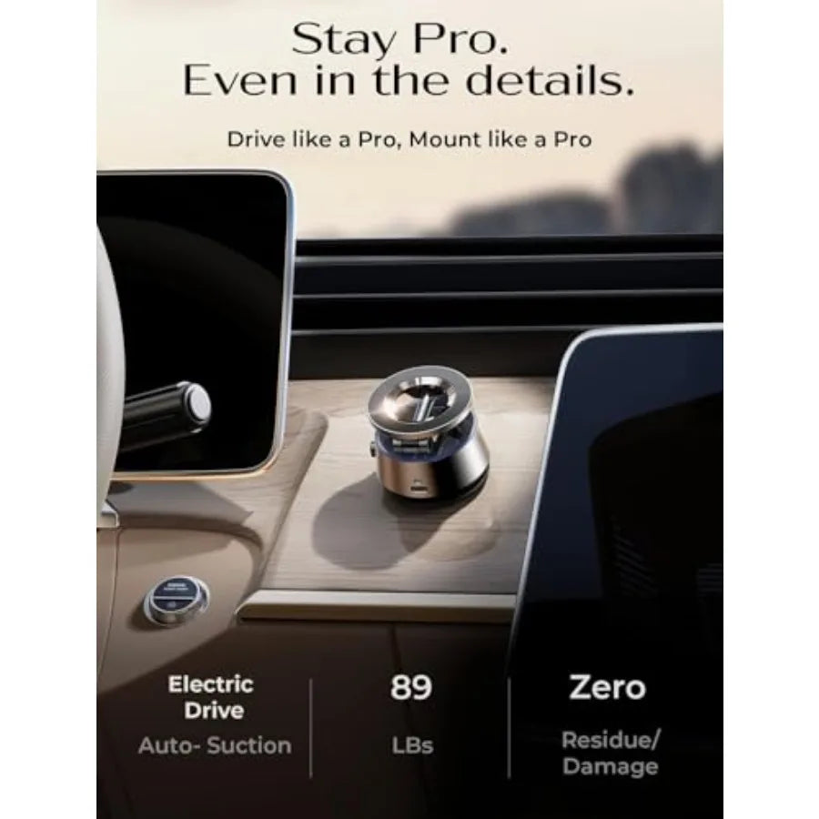 Suction Phone Mount 2026 Auto Vacuum 3.0 360 Adjustable Magnetic Phone Holder for Car Dashboard Universal Magsafe Accessories G