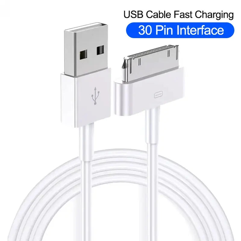 30 Pin USB Cable Charge Fast Charging for iPhone 4S 4 3GS 3G iPad 1 2 3 iPod Nano itouch 30 Pin Charger Adapter Data Sync Cord