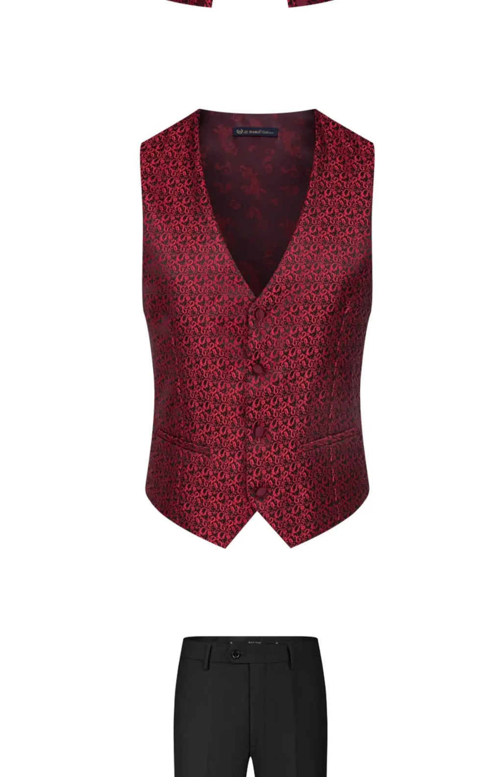 Men’s Slim-Fit Formal 3-Piece Suit Set