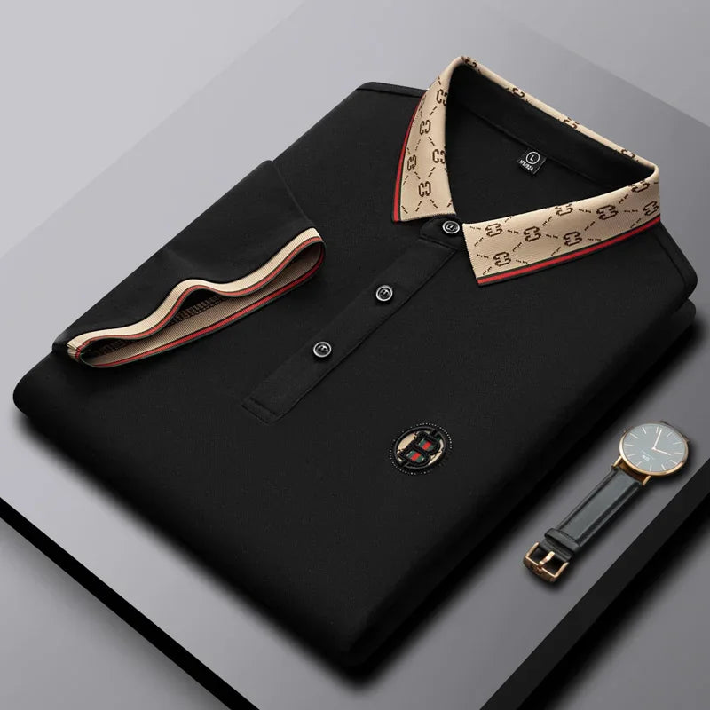 Men’s Embroidered Long Sleeve Dress Shirt
