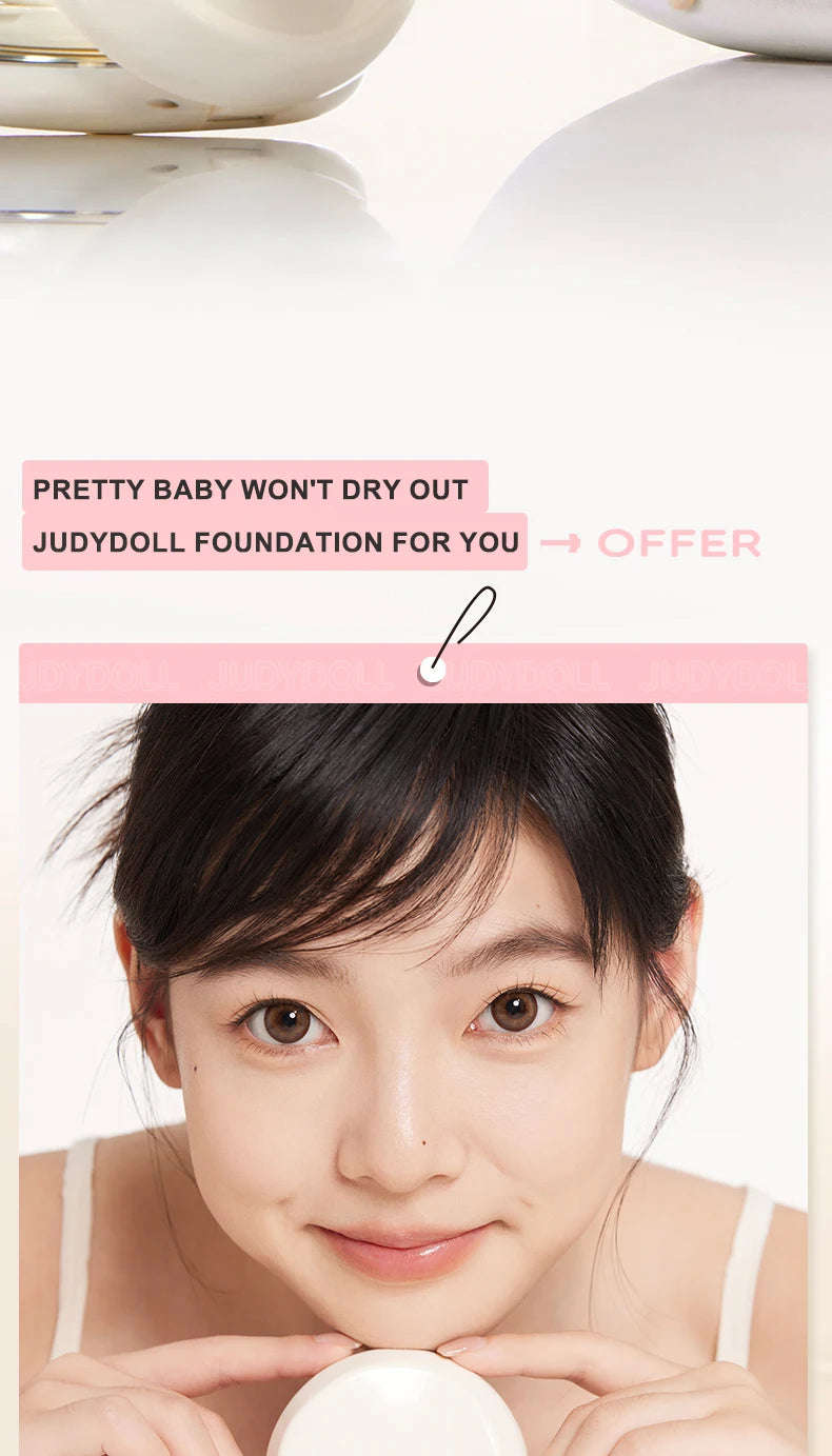 Liquid Foundation Makeup with Full Coverage and Moisturizing Finish