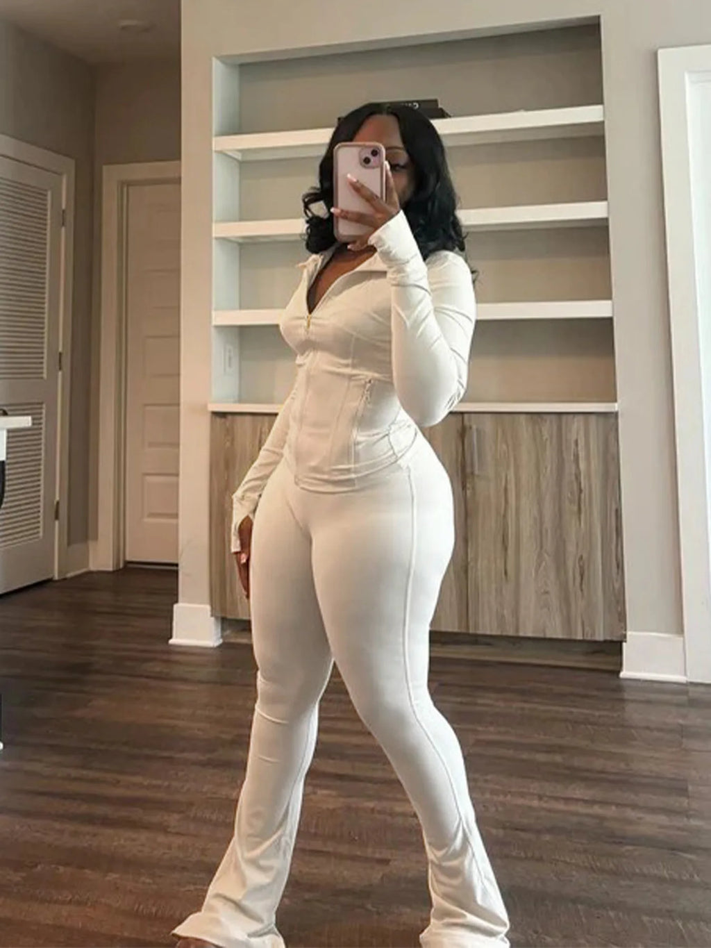 Streetwear Casual Tracksuit Sexy Women Two Pieces Club Matching Set High Street Pants Outfit