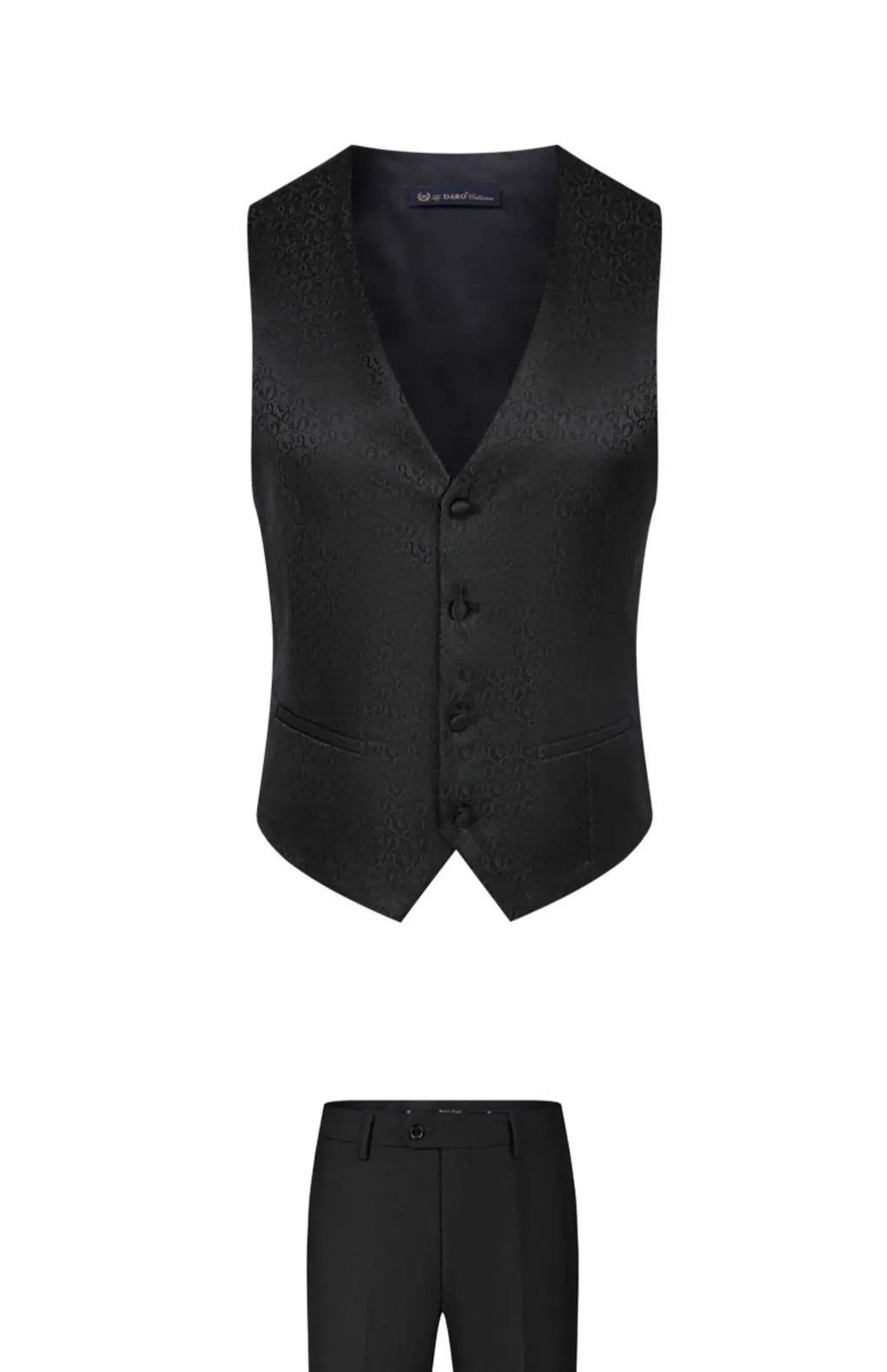 Men’s Slim-Fit Formal 3-Piece Suit Set