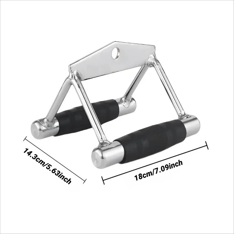 Gantry Frame Equipment Biceps Training Double Head Pull Rope Gym Accessories Triceps Lower Press Handle Tricep Laterals Muscle