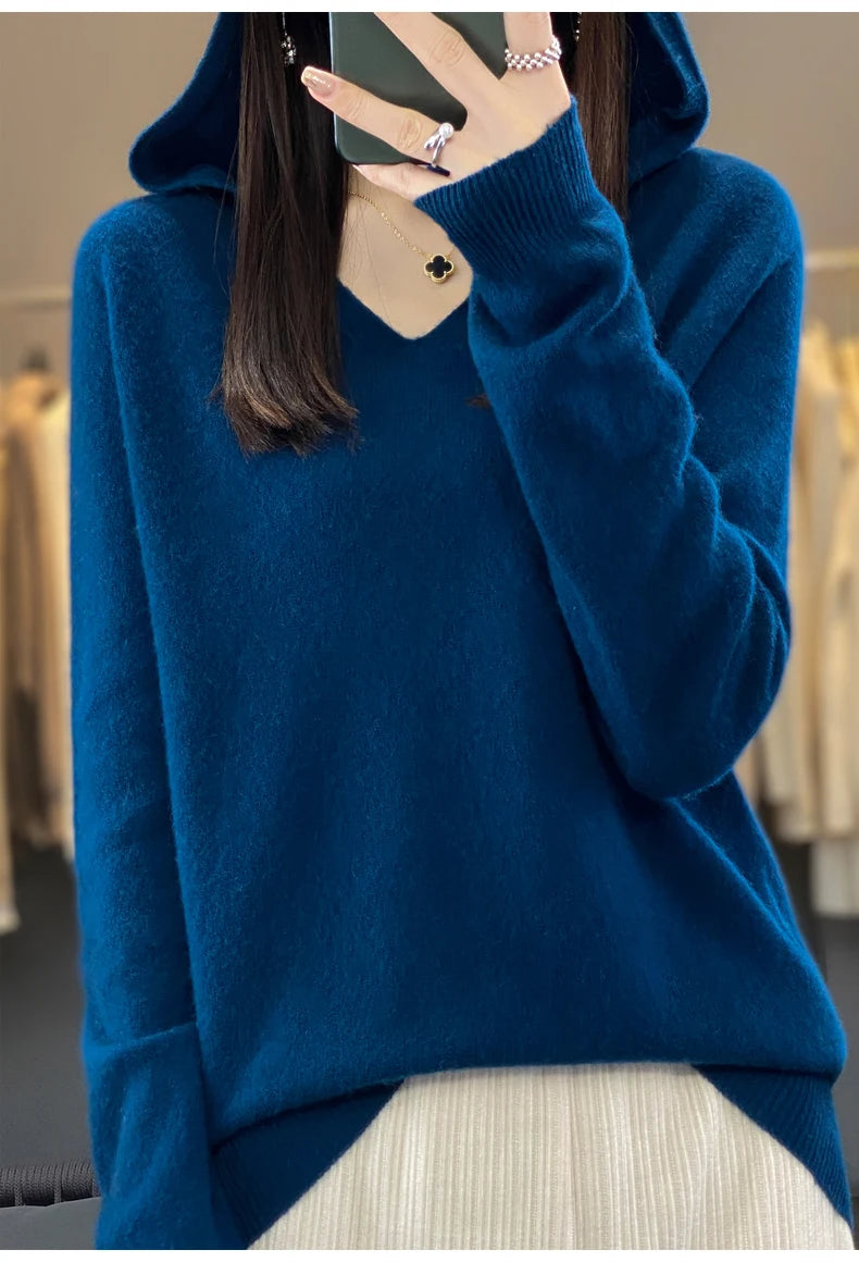 Women’s Loose Knit Sweater – Soft Heavyweight Pullover