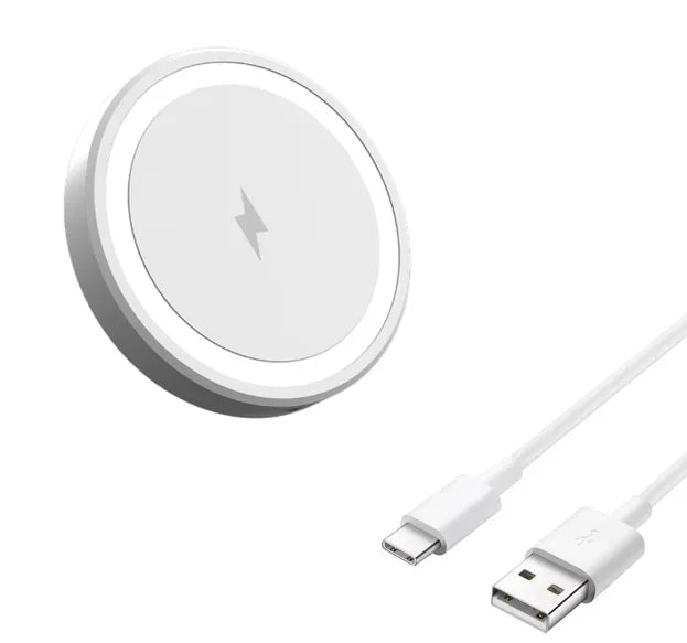 30W Magnetic Wireless Charger Pad For Magsafe iPhone 17 16 15 14 13 12 Pro Max Desktop Type C Magnet Fast Charging Phone Stand