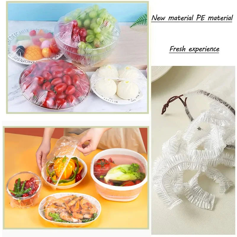 Reusable Elastic Food Covers – Stretchable Bowl and Plate Lids (Set of 6)”