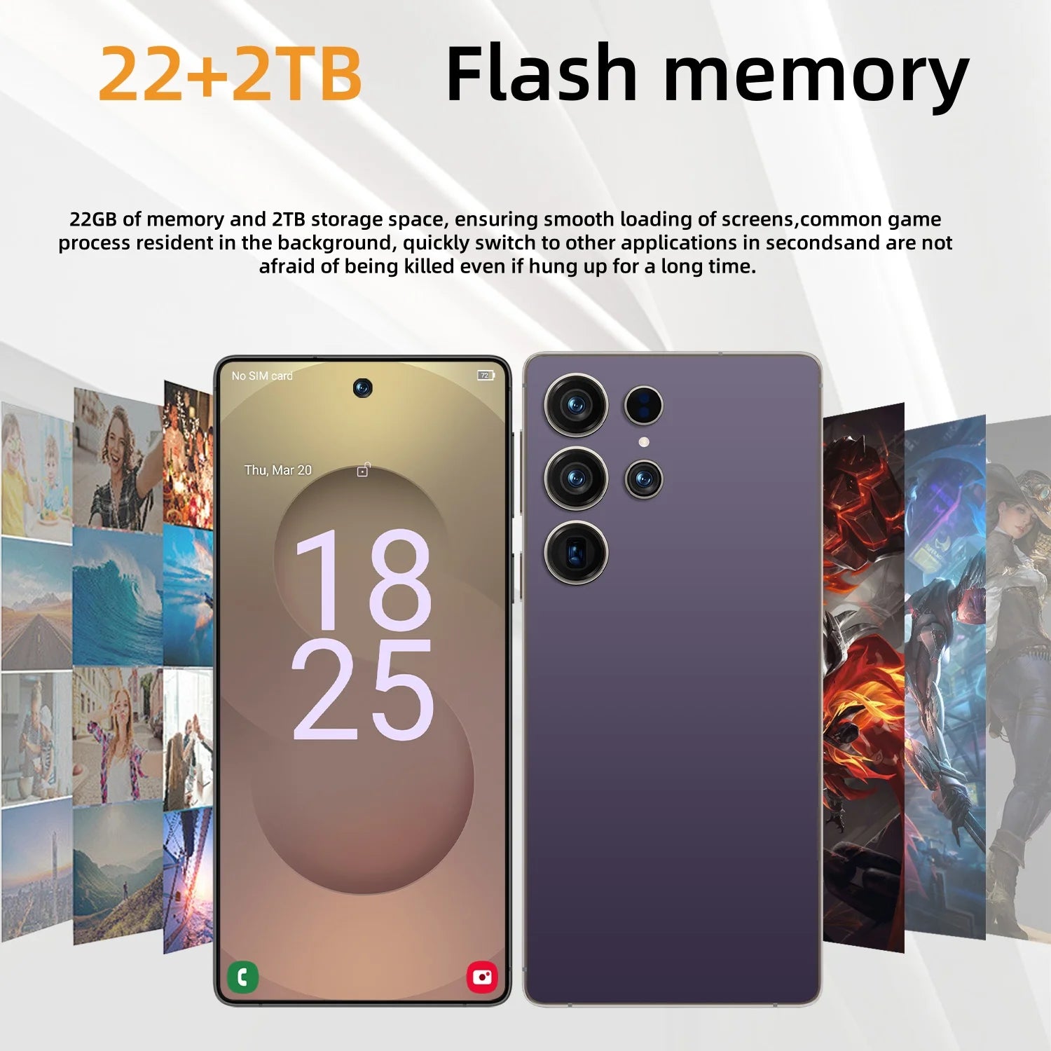Original Dust Free Screen Protector For S28 Ultra 22GB+2TB Smartphone Tempered Glass Anti-scratch Films 5G Global Edition