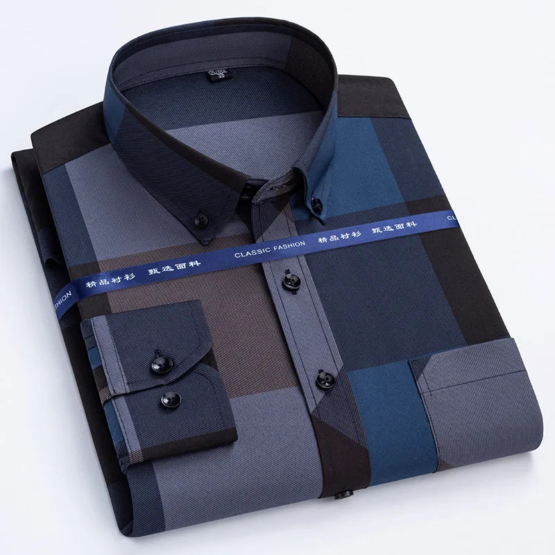 Men’s Non-Iron Wrinkle-Free Dress Shirt