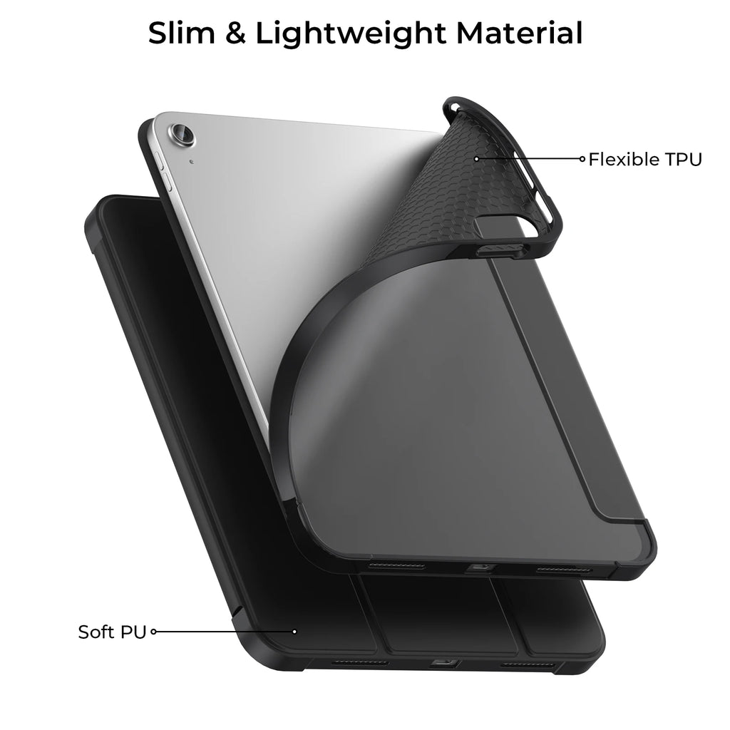 For ipad (A16)11th gen 11-in 2025 Cases Soft PU Protetive Cover  for iPad 10th Gen 10.9-in 2022 Shell Smart Case with Pen Holder