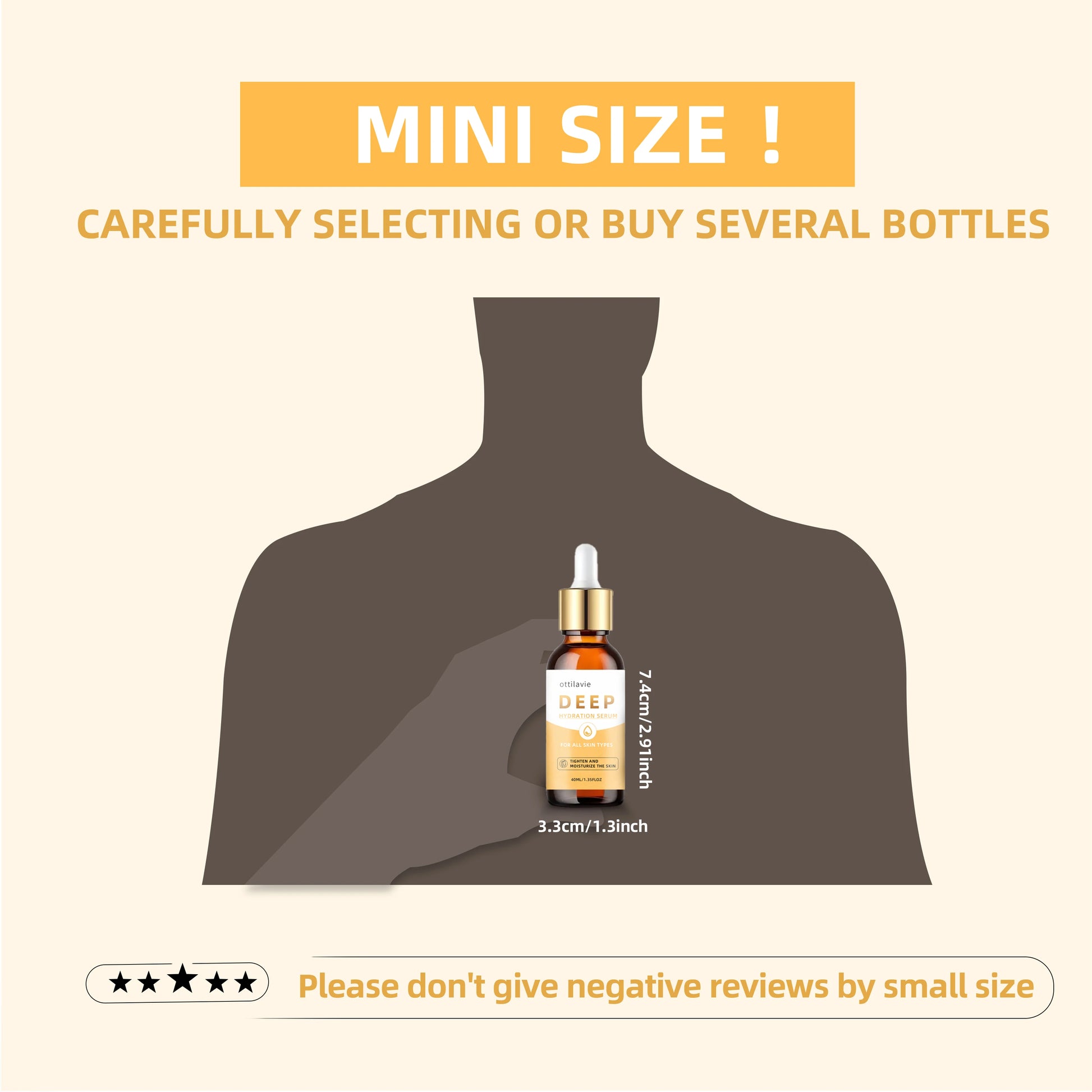 Hydrating Face Serum with Moisturizing Formula for All Skin Types