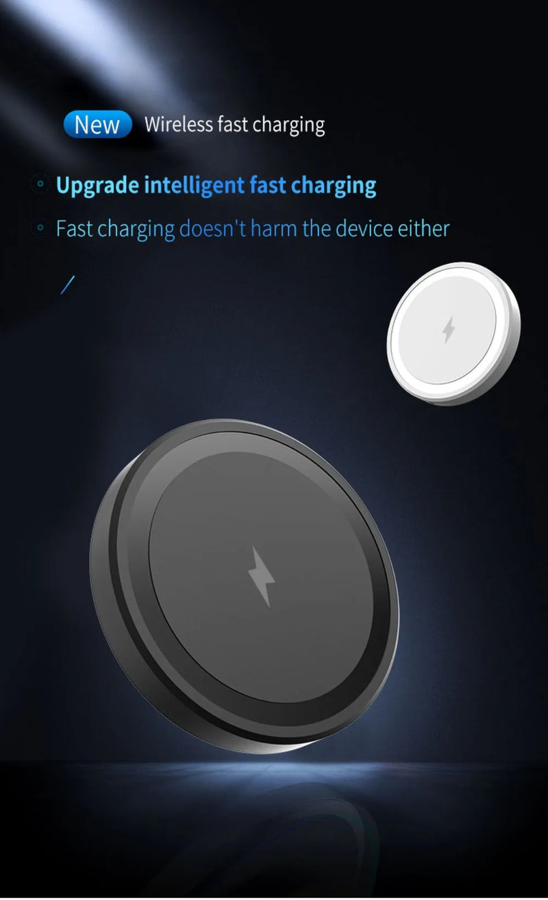 30W Magnetic Wireless Charger Pad For Magsafe iPhone 17 16 15 14 13 12 Pro Max Desktop Type C Magnet Fast Charging Phone Stand