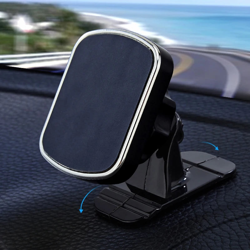 Car Phone Mount Highly Compatible Powerful Magnet One-hand Operate Magnetic Mount Car Phone Holder For Vehicle
