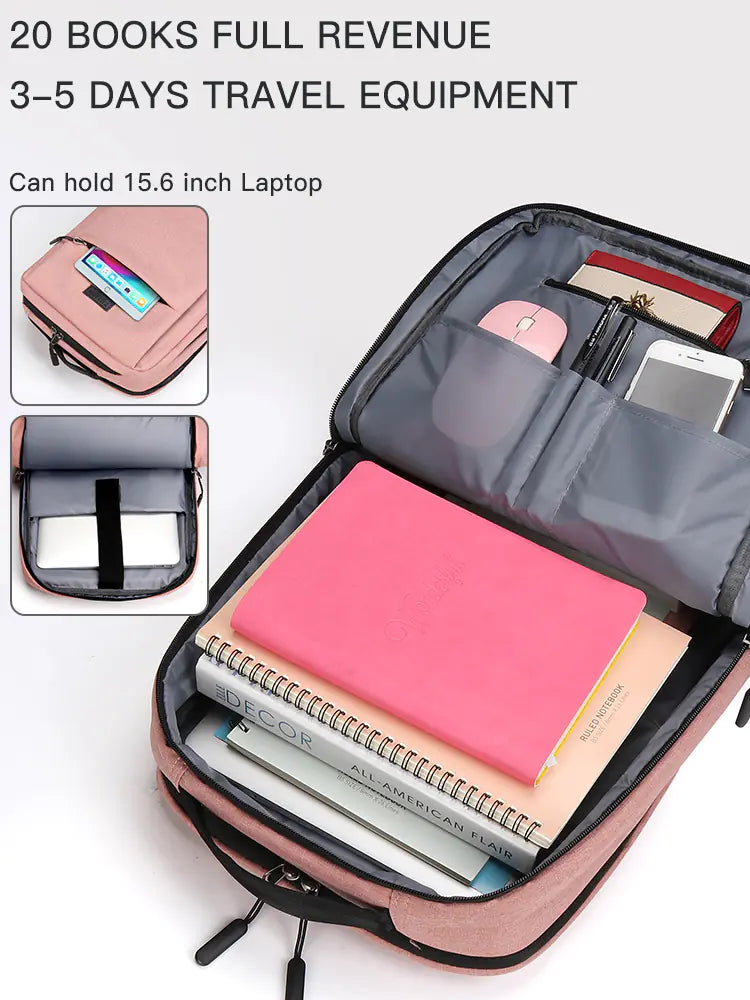 Men's Casual Travel Laptop Backpack Daypack