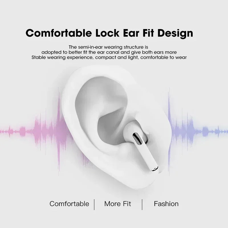 Bluetooth 5.3 Wireless Earbuds with Noise Reduction and Charging Case