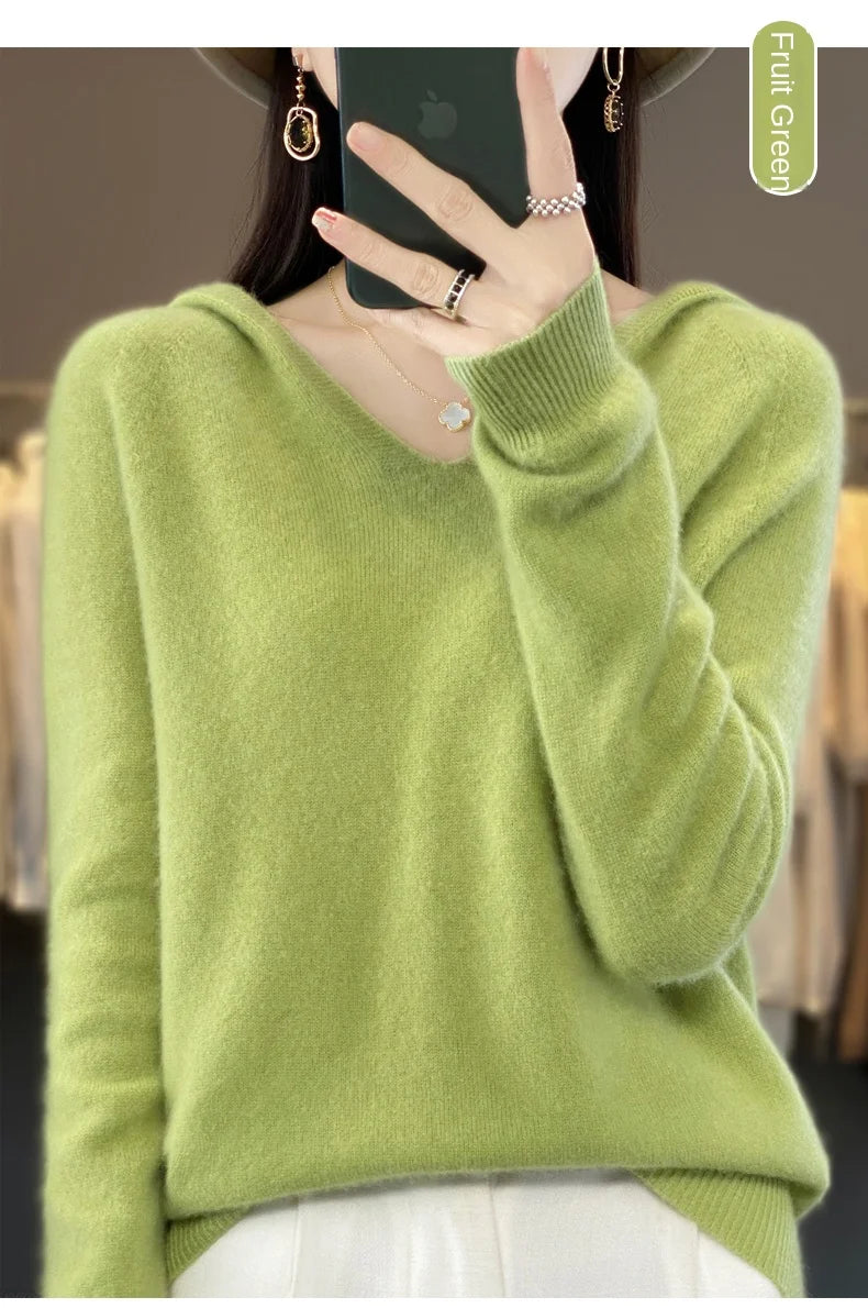 Women’s Loose Knit Sweater – Soft Heavyweight Pullover