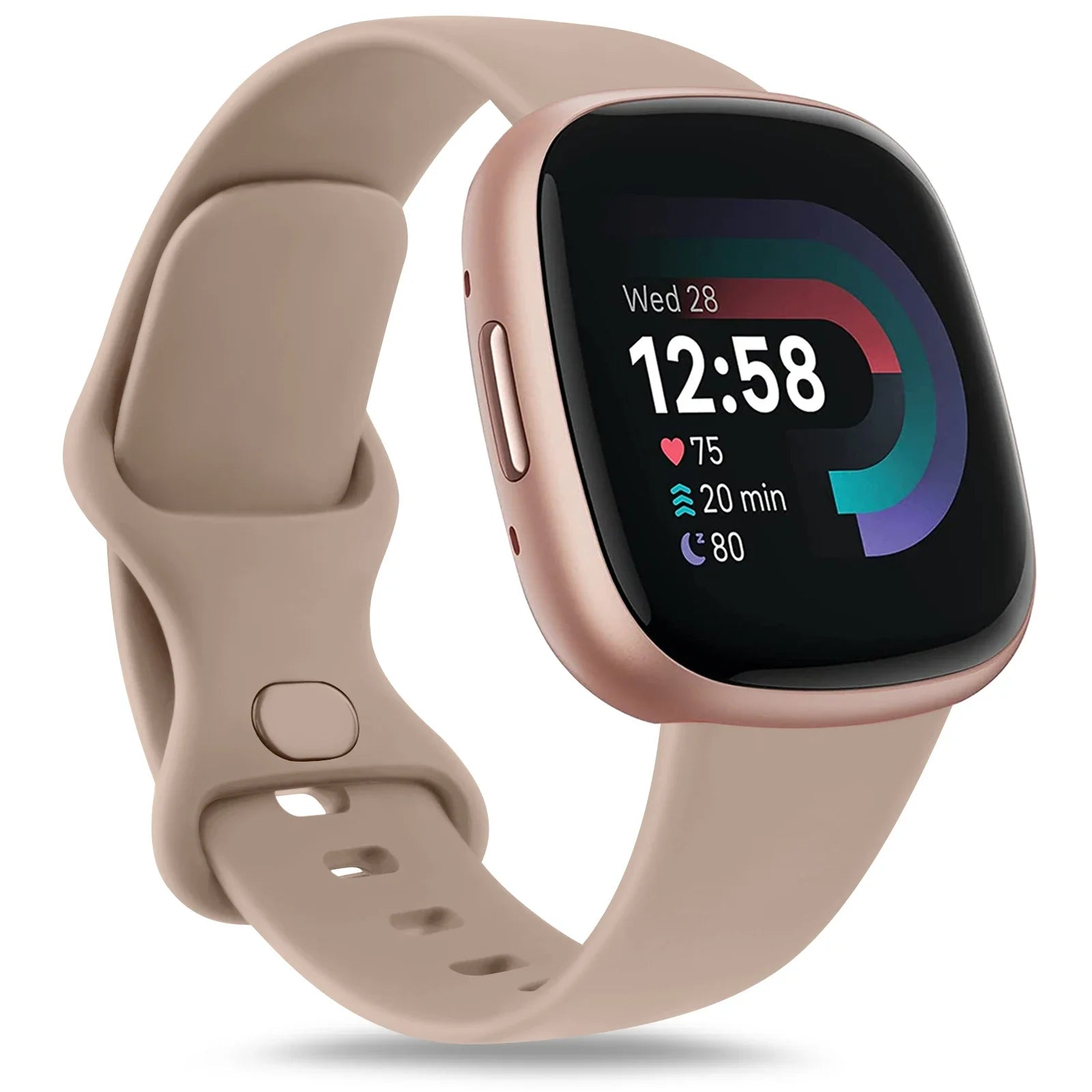 Smartwatch Strap for Fitbit Versa 3 Versa 4 Band Watchband Soft Bracelet Replacement for Fitbit Sense Sense 2 Strap Wristband