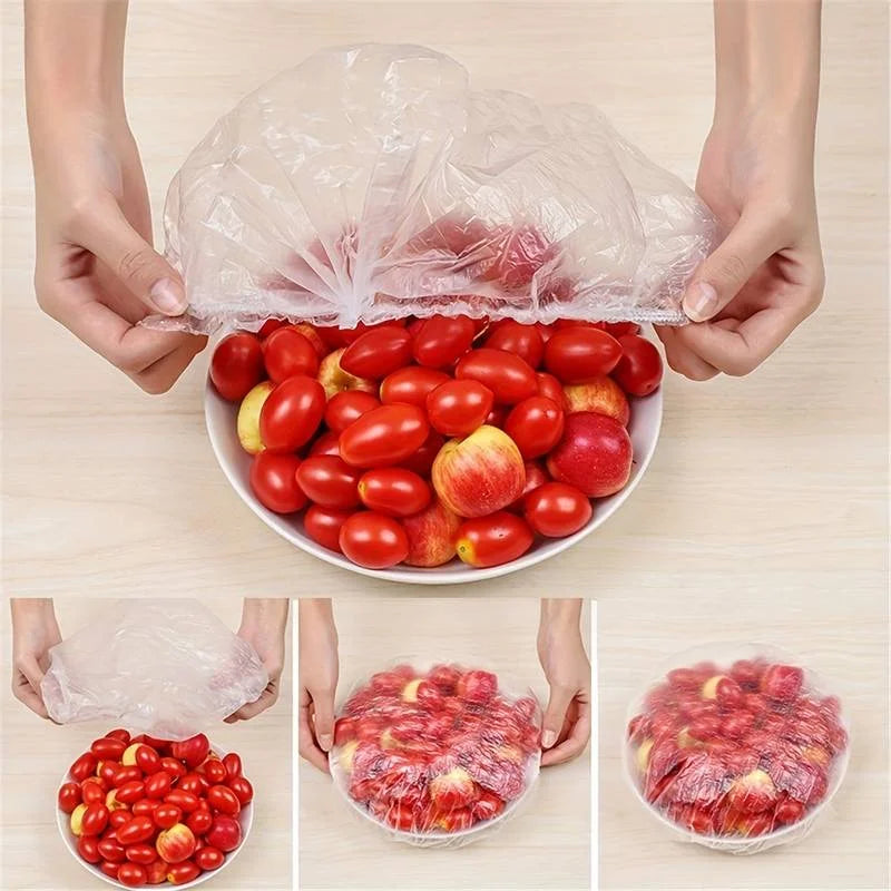 Reusable Elastic Food Covers – Stretchable Bowl and Plate Lids (Set of 6)”