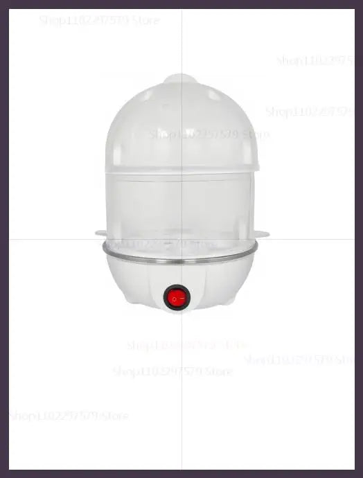 Smart White Egg Cooker Electric Multifunctional Mini Boiler Steamer Poacher for Kitchen Use - Plastic Housing 250W Power