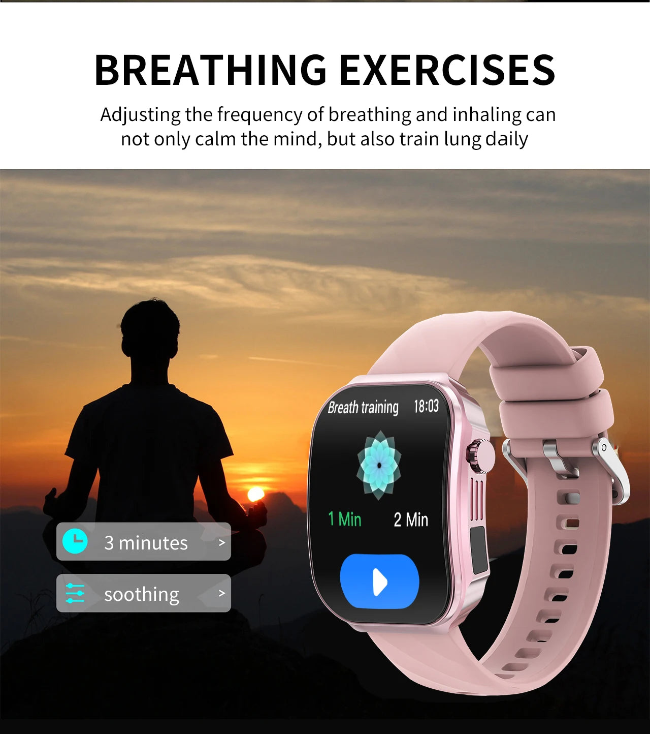 New 2.2-inch AMOLED Screen Smart Watch Women LED Light Health Monitor Smartwatch Bluetooth Call Sports Fitness Ladies Watch