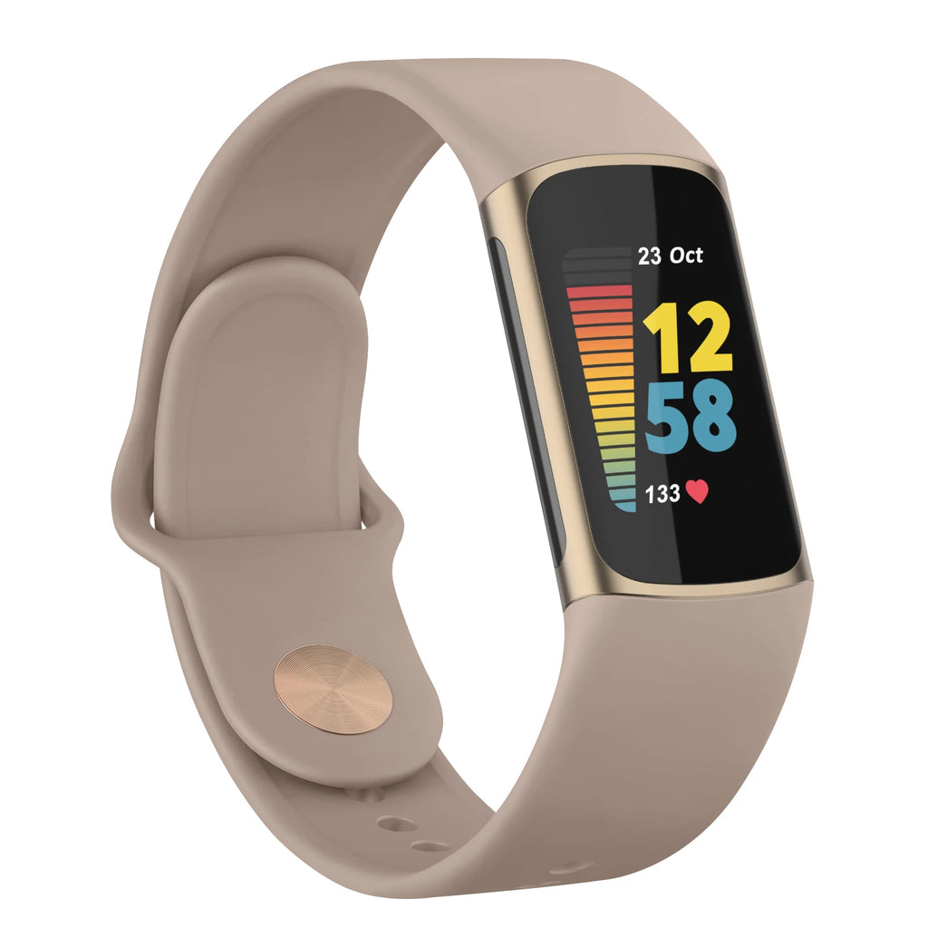Watchband for Fitbit Charge 6 5 Strap Silicone Wristband for Fitbit Charge 5 6 Sport Bracelet Replacement Smartwatch Accessories