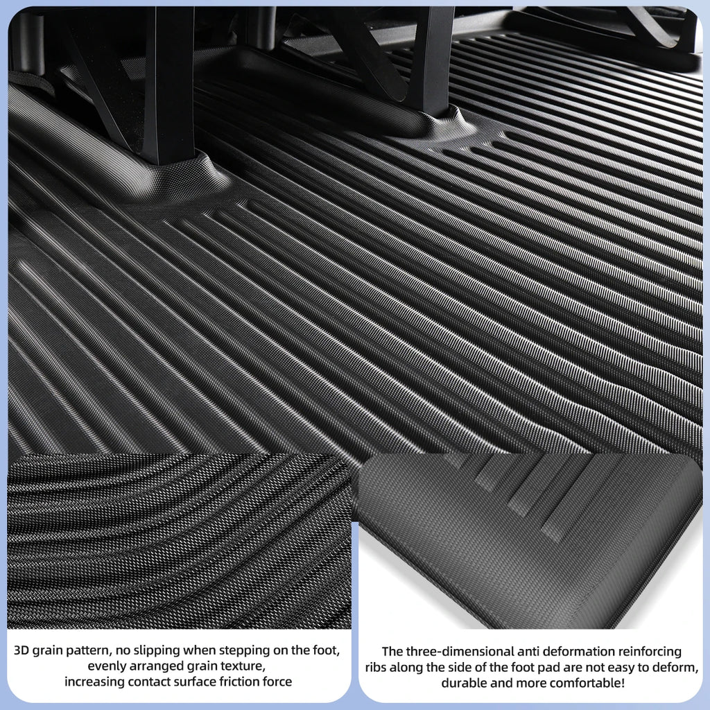 for Tesla Model X 2022-2025 Car Floor Mats TPE Waterproof Wear-resistant Foot Pads Car Accessories Front And Rear Trunk Mat