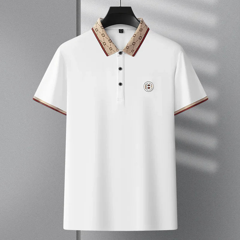 Men’s Embroidered Long Sleeve Dress Shirt