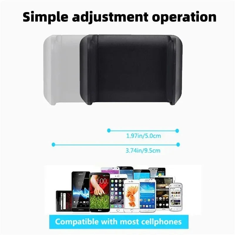 Adjustable Foldable Car Phone Holder Mount Bracket Universal Rearview Mirror GPS Navigation Clip Mobile Stand for Vehicle