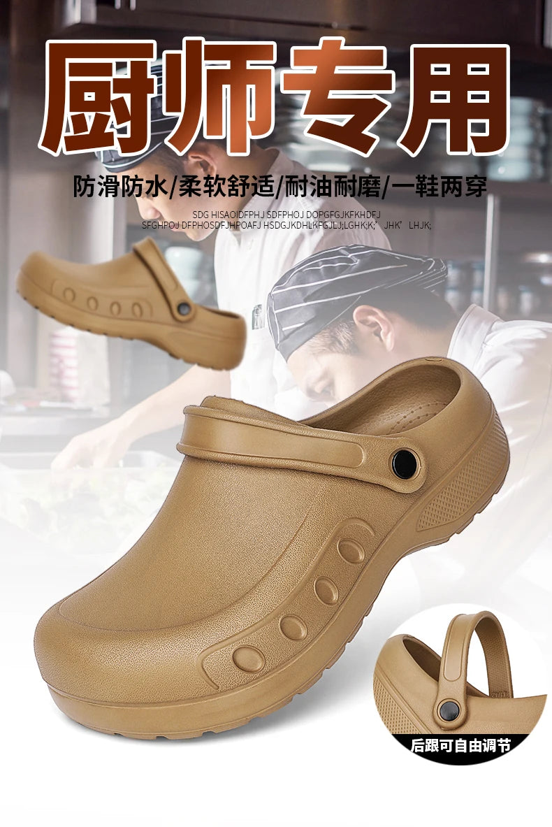 Jumpmore Kitchen Working Shoes Washing Car EVA Raining Waterproof Shoes Size 39-46