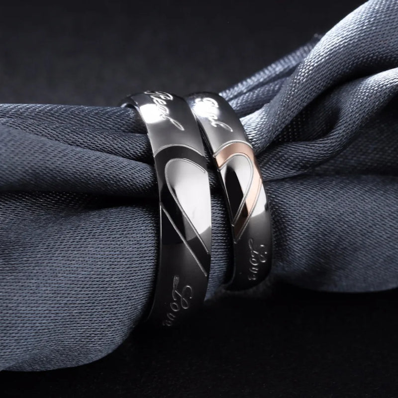 Stainless Steel Couple Rings for Lovers