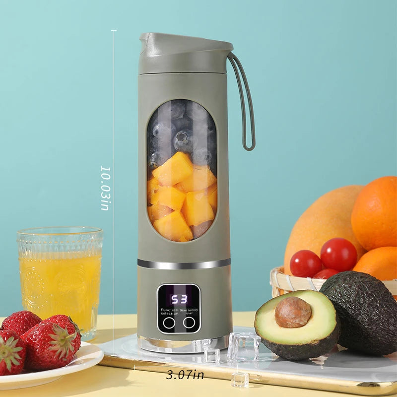 USB Portable Blender – 25W Rechargeable Mini Juicer with Automatic Pulp Ejection