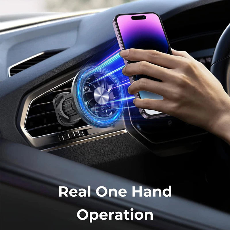 Car Mount Magnetic Phone Holder For Car Air Vent Adjustable Magnetic Phone Mount For Phone 12/13/14/15