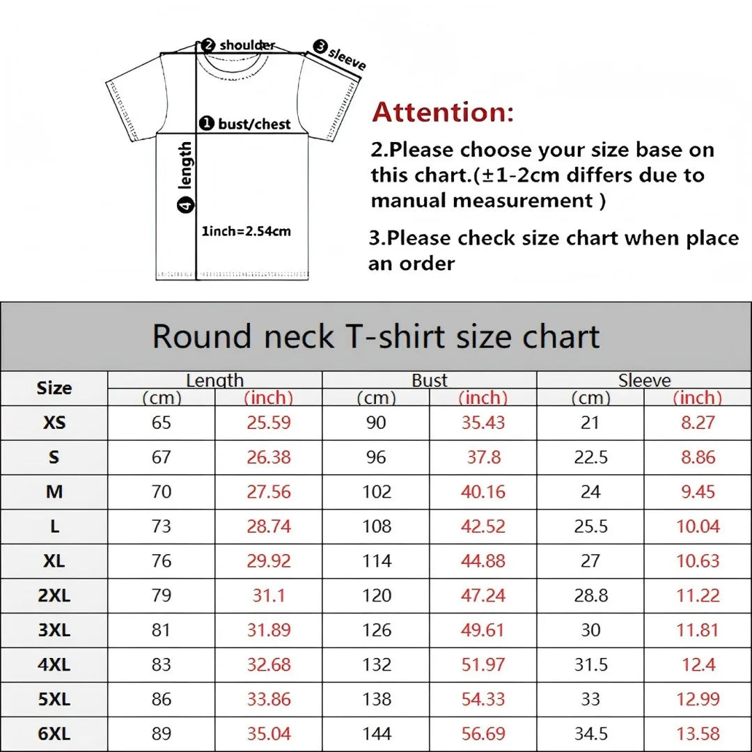 Men’s Casual Graphic Short Sleeve T-Shirt