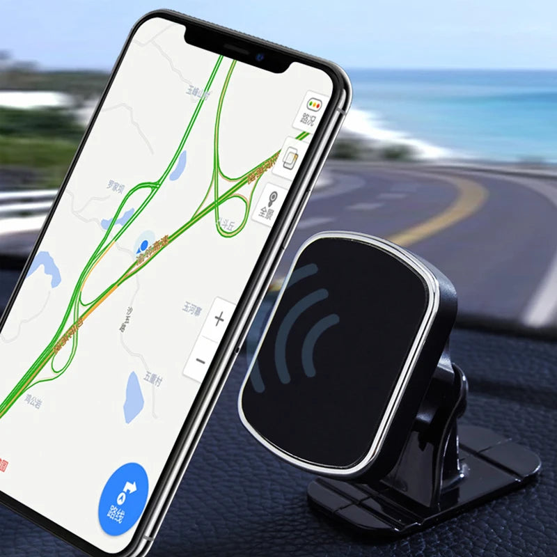 Car Phone Mount Highly Compatible Powerful Magnet One-hand Operate Magnetic Mount Car Phone Holder For Vehicle