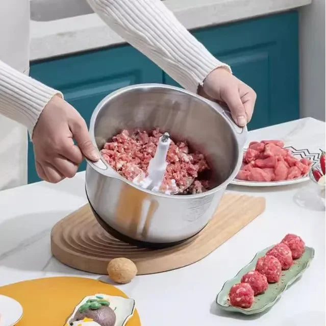 Stainless Steel Multifunctional Crusher Vegetable Cutter And Crusher for Efficient Kitchen Preparation