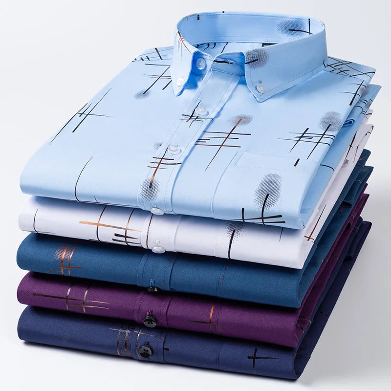 Men’s Non-Iron Wrinkle-Free Dress Shirt