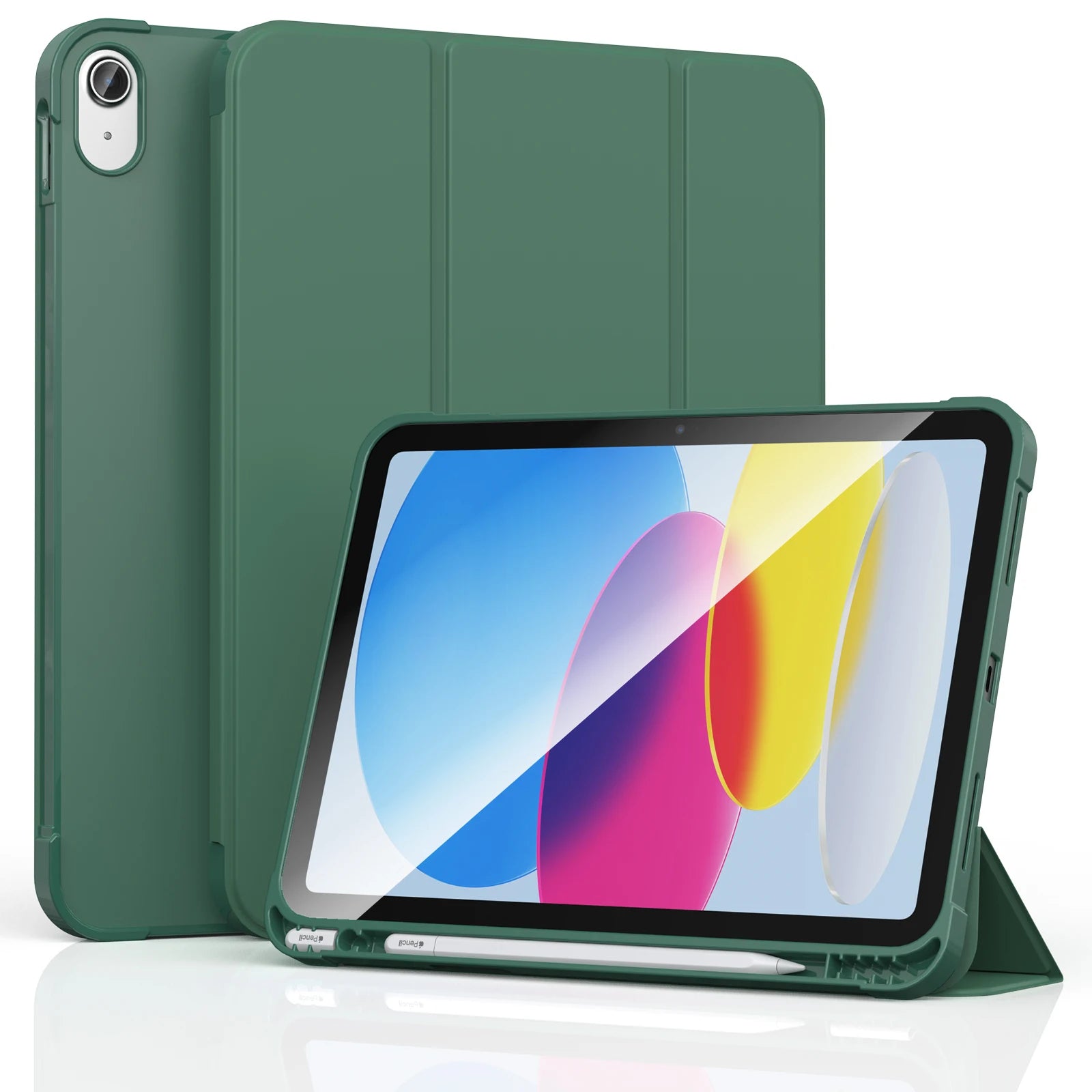 For ipad (A16)11th gen 11-in 2025 Cases Soft PU Protetive Cover  for iPad 10th Gen 10.9-in 2022 Shell Smart Case with Pen Holder