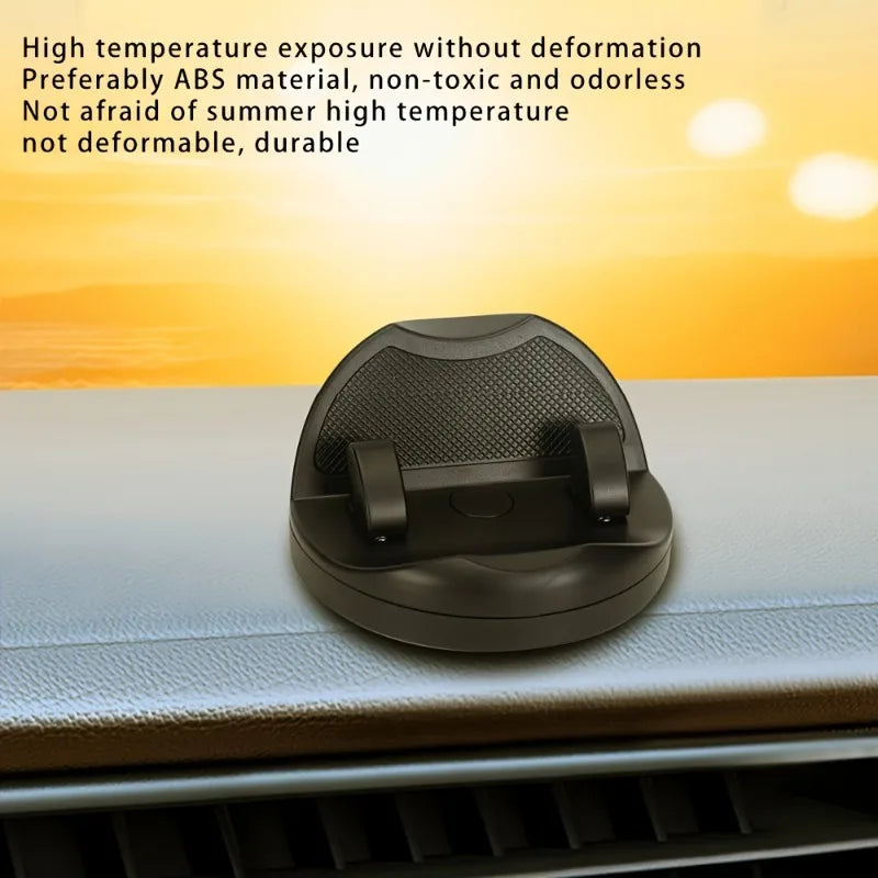 Ergonomic Car Mount with 360° Rotation - Easy One-Handed Operation for Your Smartphone