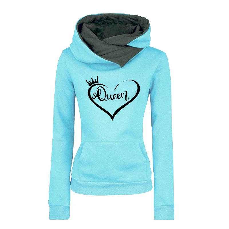 Women’s Hooded Tracksuit Set – Casual Long Sleeve Top & Jogger Pants Outfit