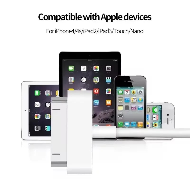 30 Pin USB Cable Charge Fast Charging for iPhone 4S 4 3GS 3G iPad 1 2 3 iPod Nano itouch 30 Pin Charger Adapter Data Sync Cord