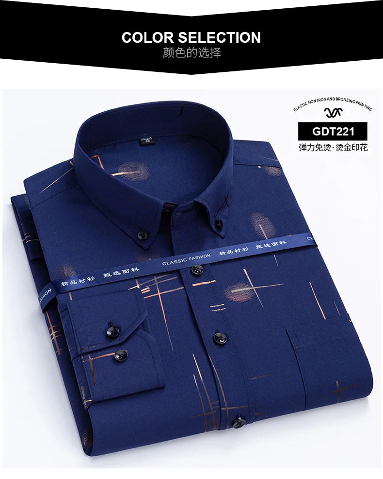 Men’s Non-Iron Wrinkle-Free Dress Shirt