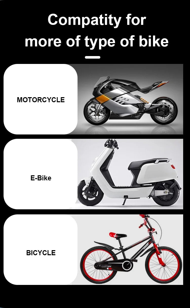 Motorcycle Phone Holder 15W Wireless Charger & 18W USB 30W Type C Fast Charging Motorbike Bicycle Bike Scooter Stand