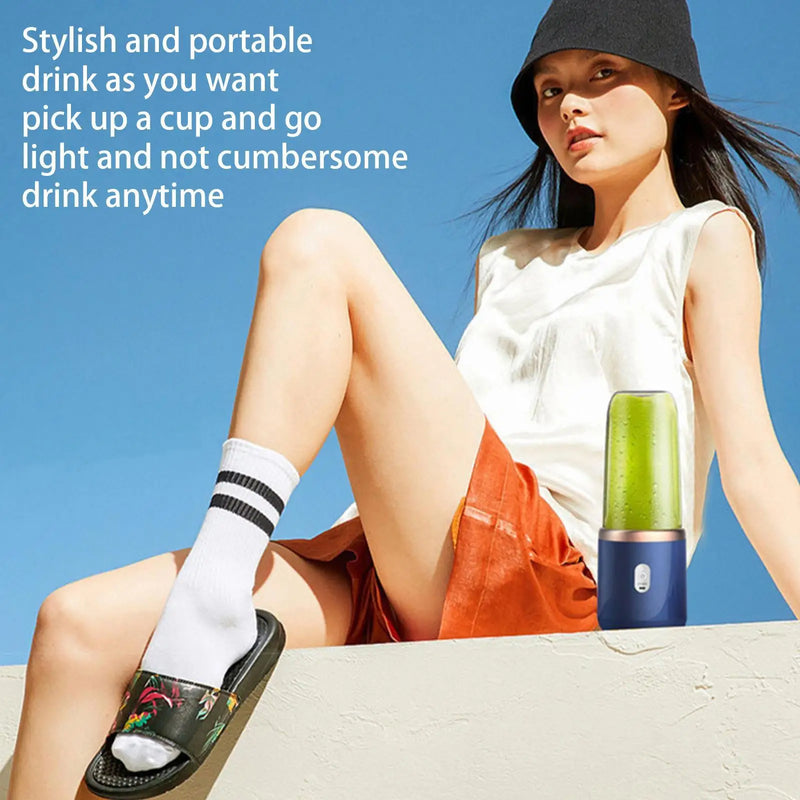 Portable Blender Electric Juicer Rechargeable Fruit Mixers USB Rechargeable Smoothie Mini Blender Multifunction Juice Maker