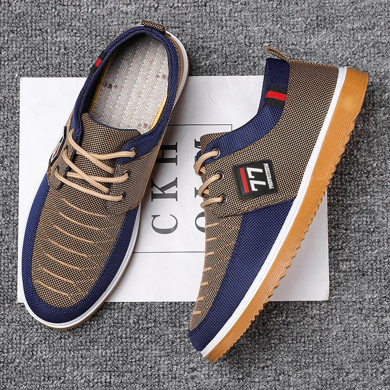 Fashionable Trendy Men's Shoes Casual Sports Shoes Comfortable and Versatile Knitted