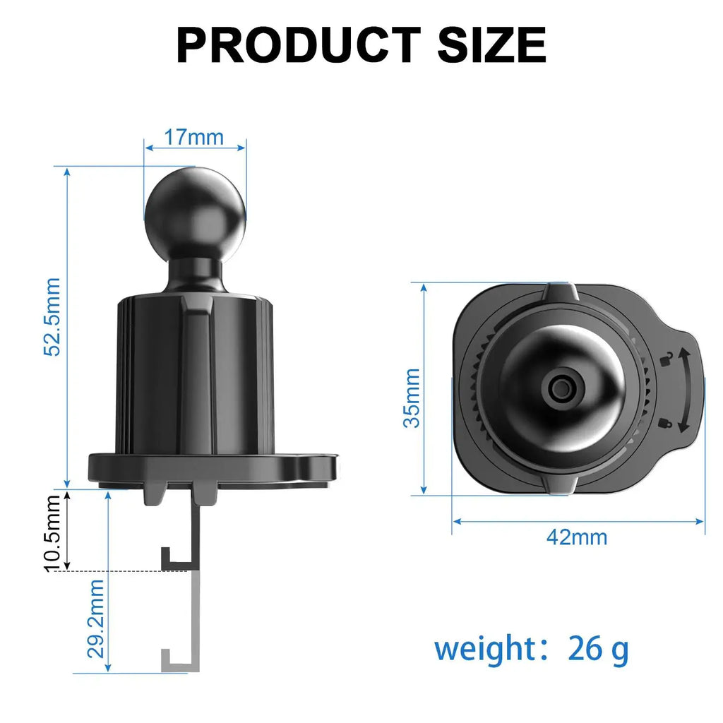 Magnetic Phone Mount for Car Vent [Never Blocking] Universal Phone Holders for Your Car Hands Free Cell Phone Car Mount
