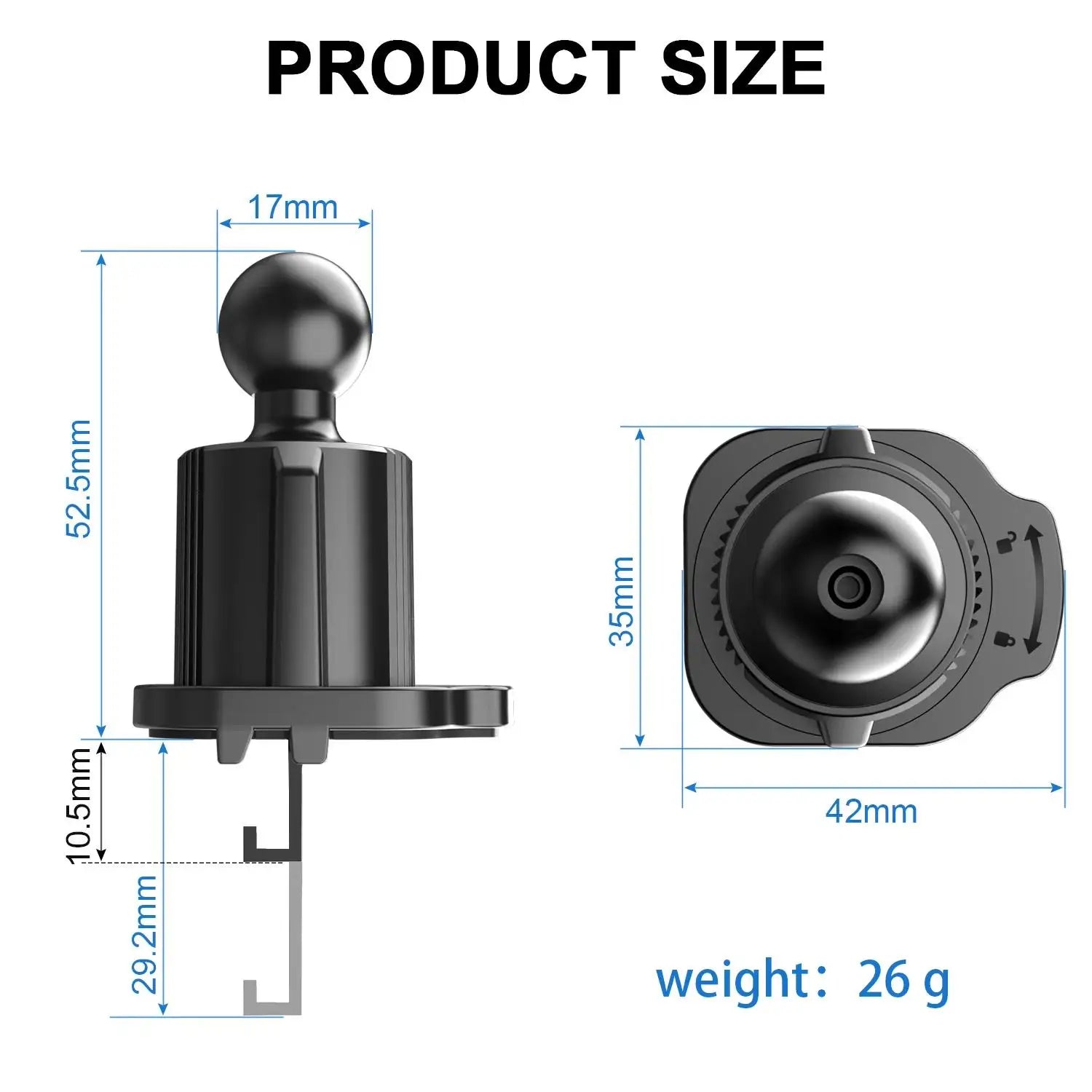 Magnetic Phone Mount for Car Vent [Never Blocking] Universal Phone Holders for Your Car Hands Free Cell Phone Car Mount