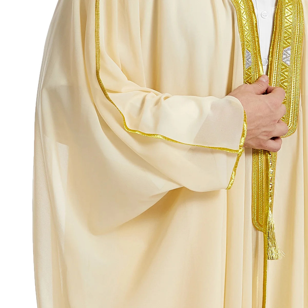 Men’s Jubba Thobe – Long Sleeve Islamic Traditional Robe