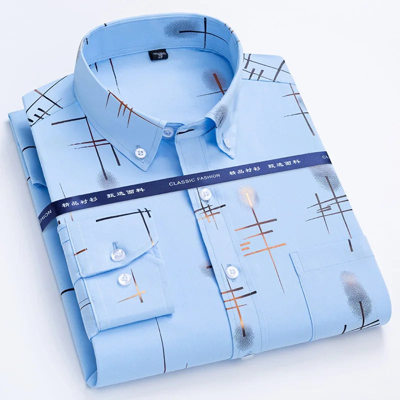 Men’s Non-Iron Wrinkle-Free Dress Shirt